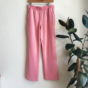 Lululemon Womens High Rise Softstream Sweatpants Size 8 Straight Leg Lounge Pink